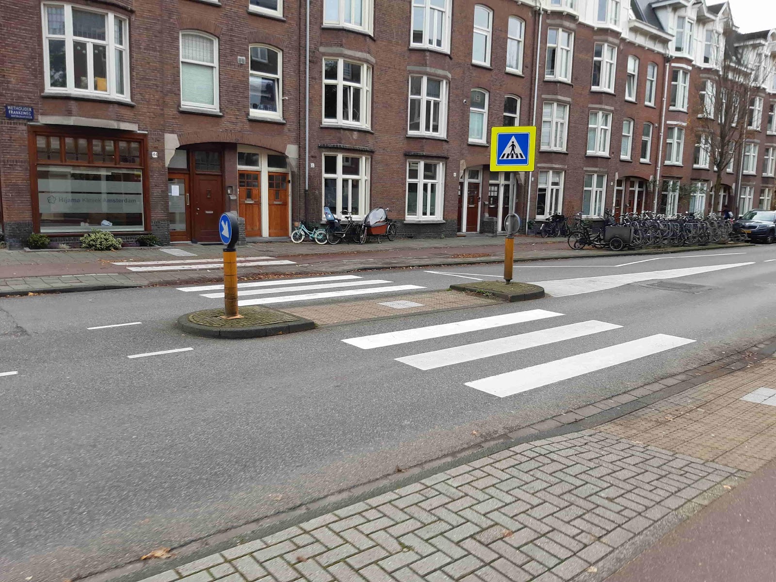 Zebrapad zuidelijke kruising Galileiplantsoen-Linnaeusparkweg