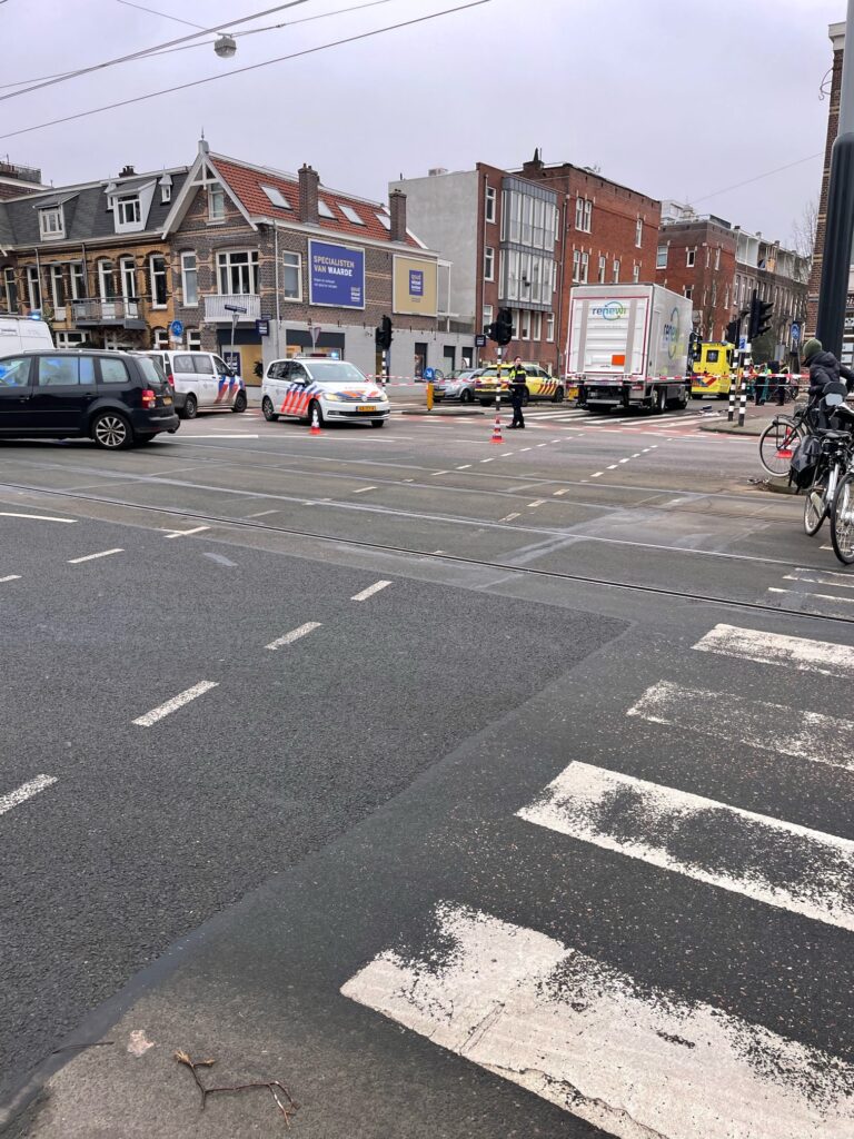 Ongeval Wethouder Frankeweg / Middenweg, 24 januari 2023